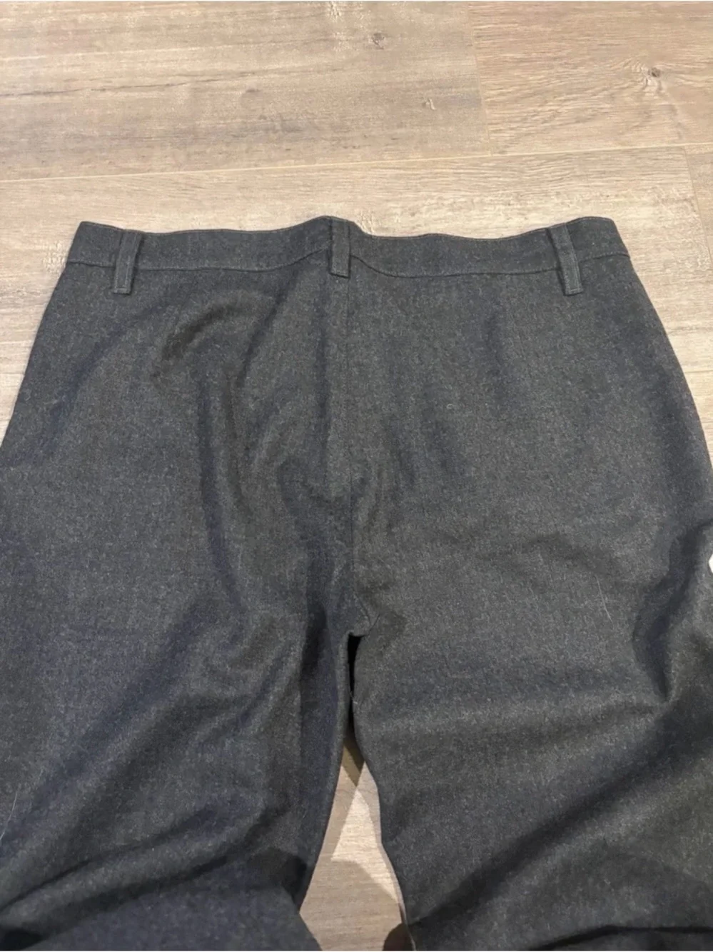 Moschino Dark Gray Wool-Blend Waistband Pants - Picture 4 of 6